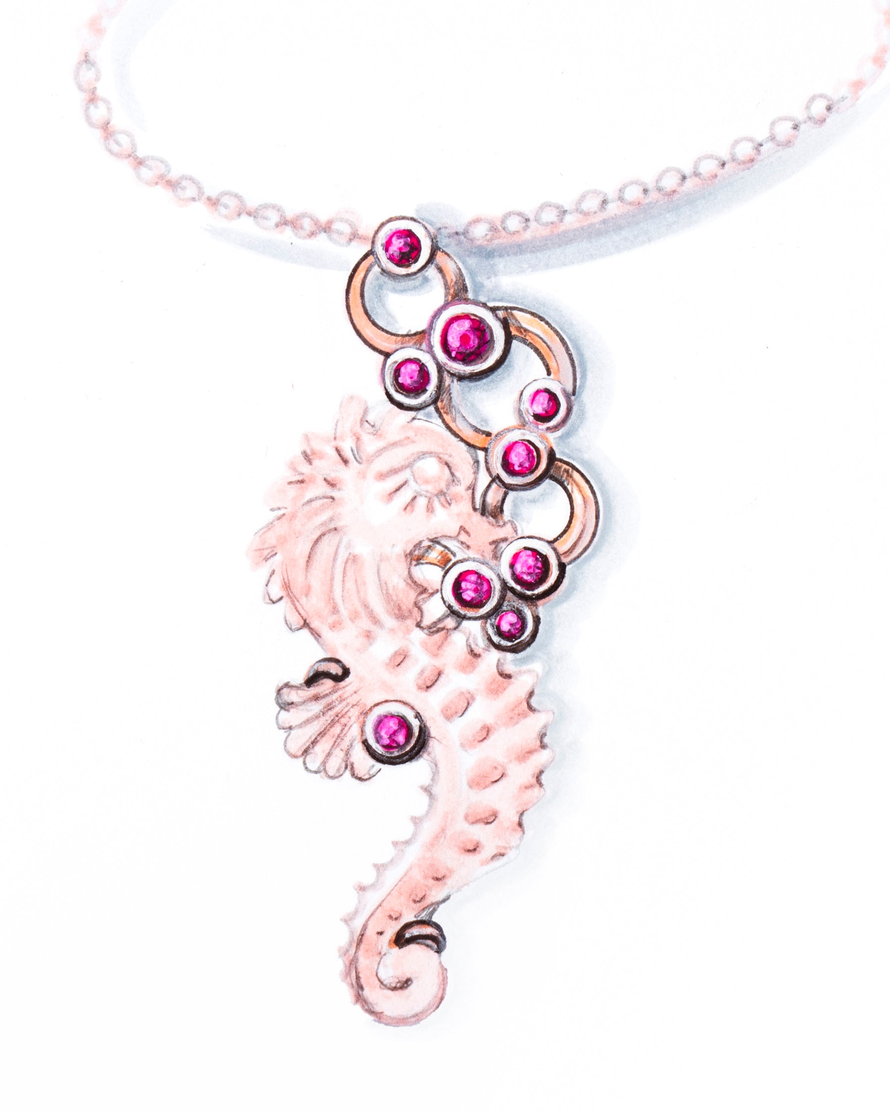Dettaglio del collier Maddalena